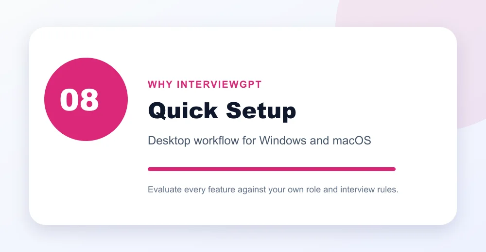 Easy InterviewGPT setup on Windows and macOS