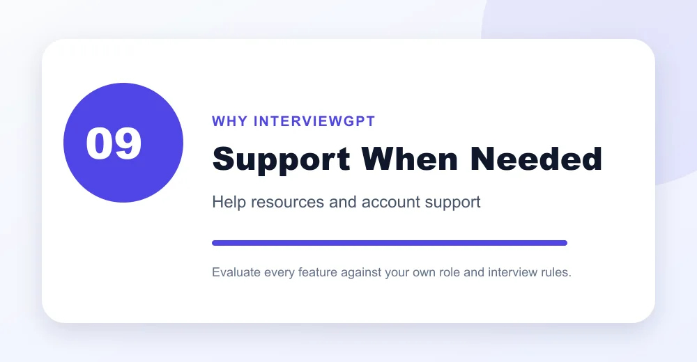 InterviewGPT support resources for Indian candidates