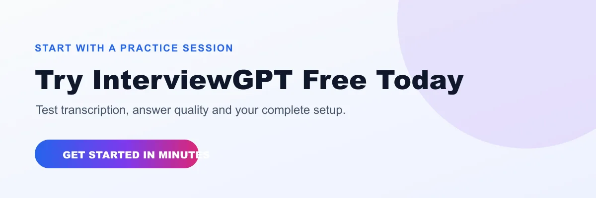 Try InterviewGPT free in India